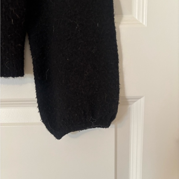 J. Crew Black Crewneck Sweater with Keyhole Detail - Picture 4 of 4